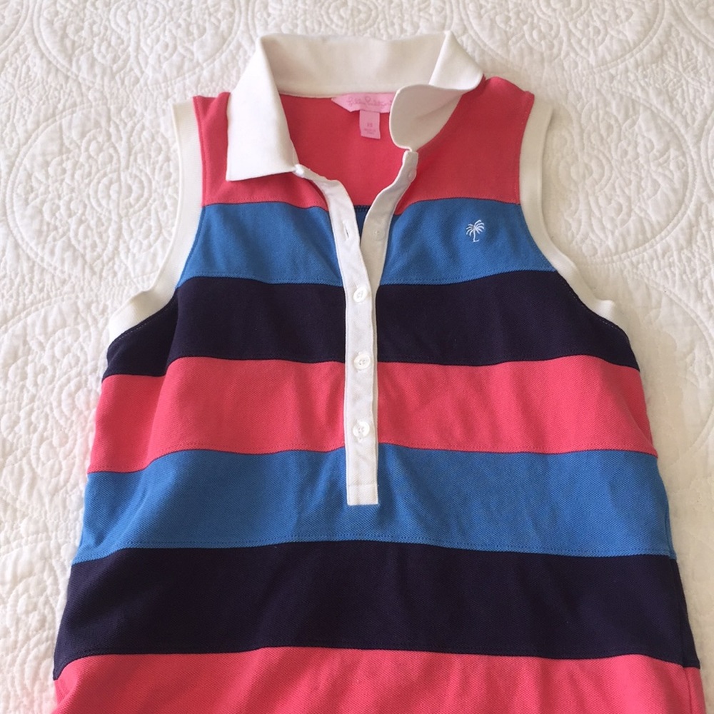 Lilly Pulitzer striped sleeveless shirt